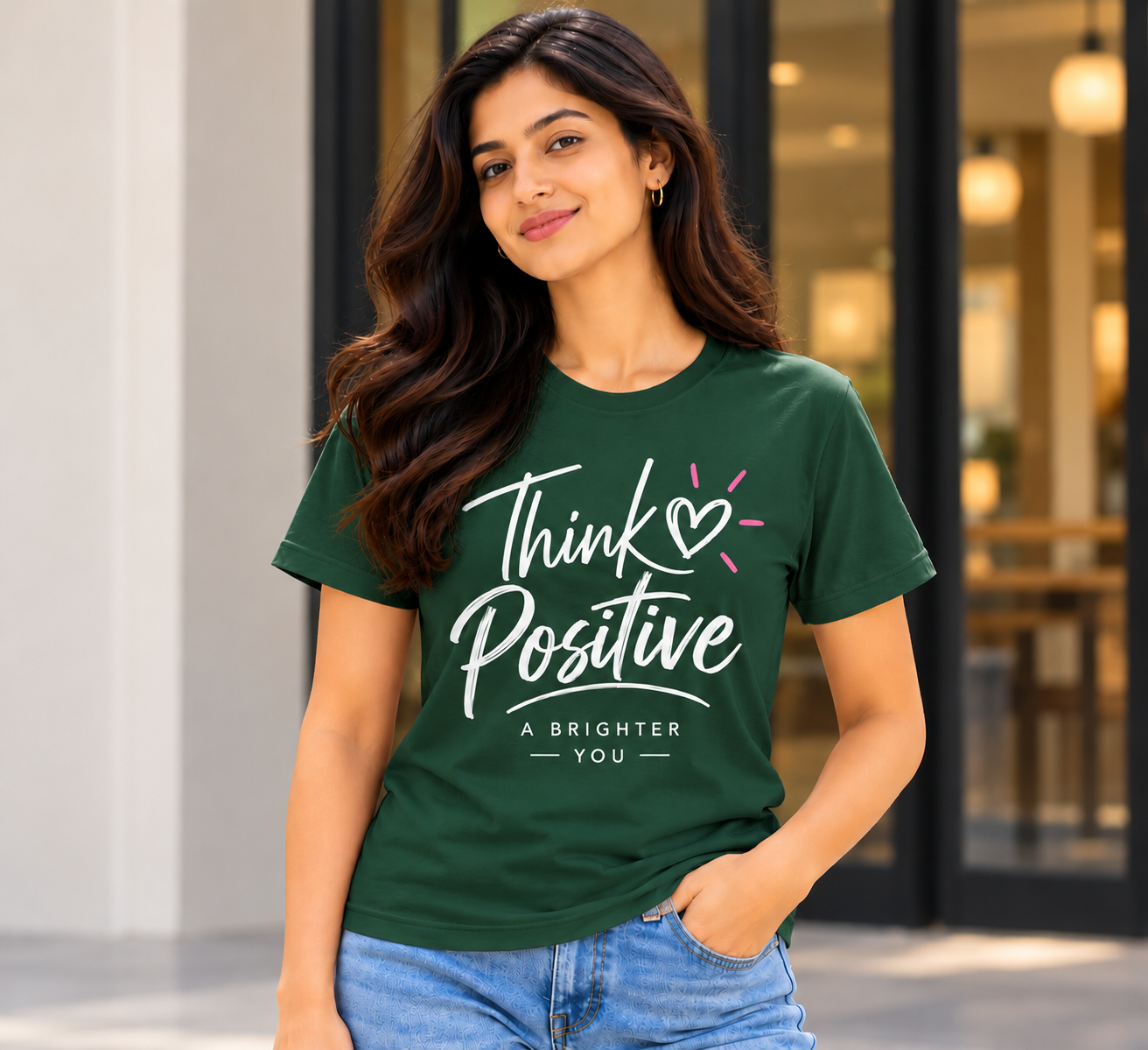 Think_Positive_Model_Green_HD Design