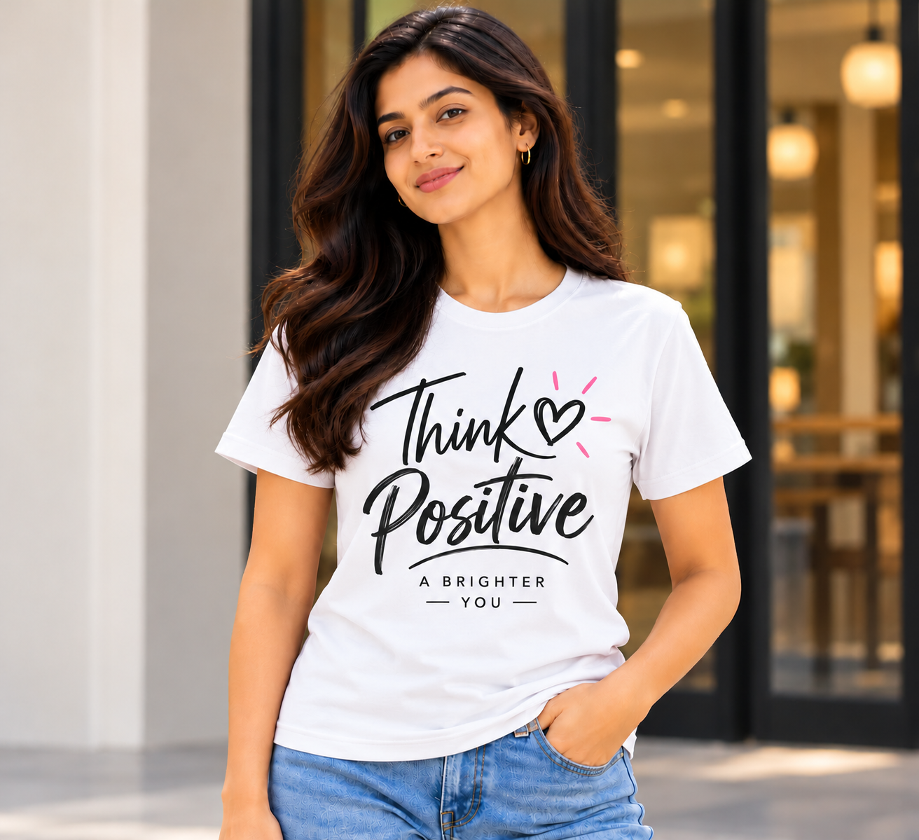 Think_Positive_Model_white_HD Design