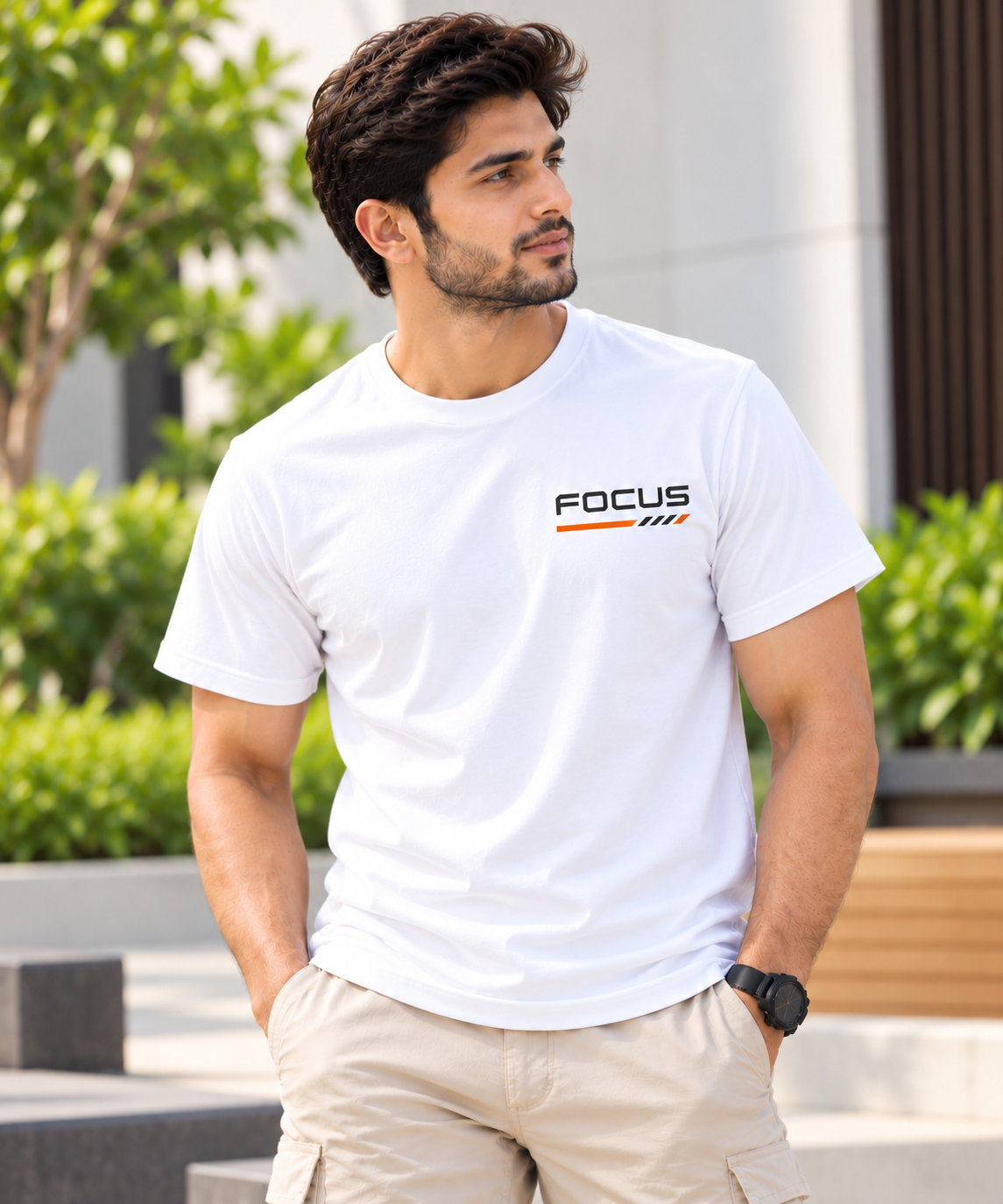 Focus_White_Model_HD Image